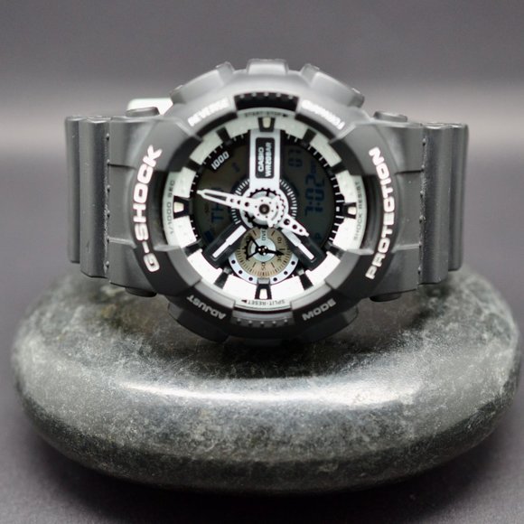 Casio Accessories Gshock Mens White Black Watch Poshmark